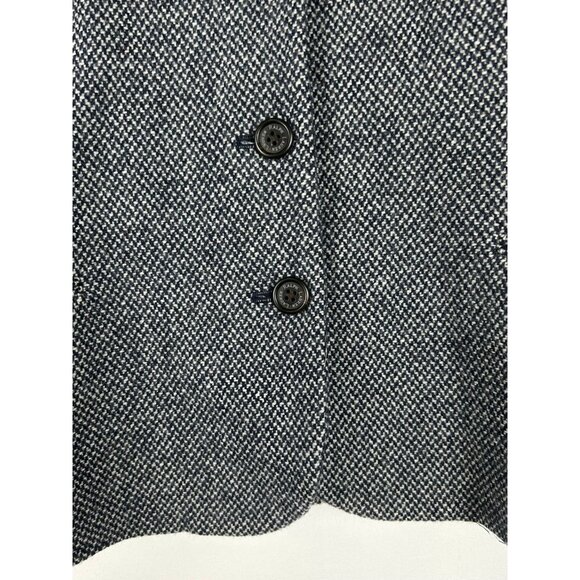 Lauren Ralph Lauren Women's Size 12 Tweed Blazer Jacket Virgin Wool Blend - Picture 9 of 11